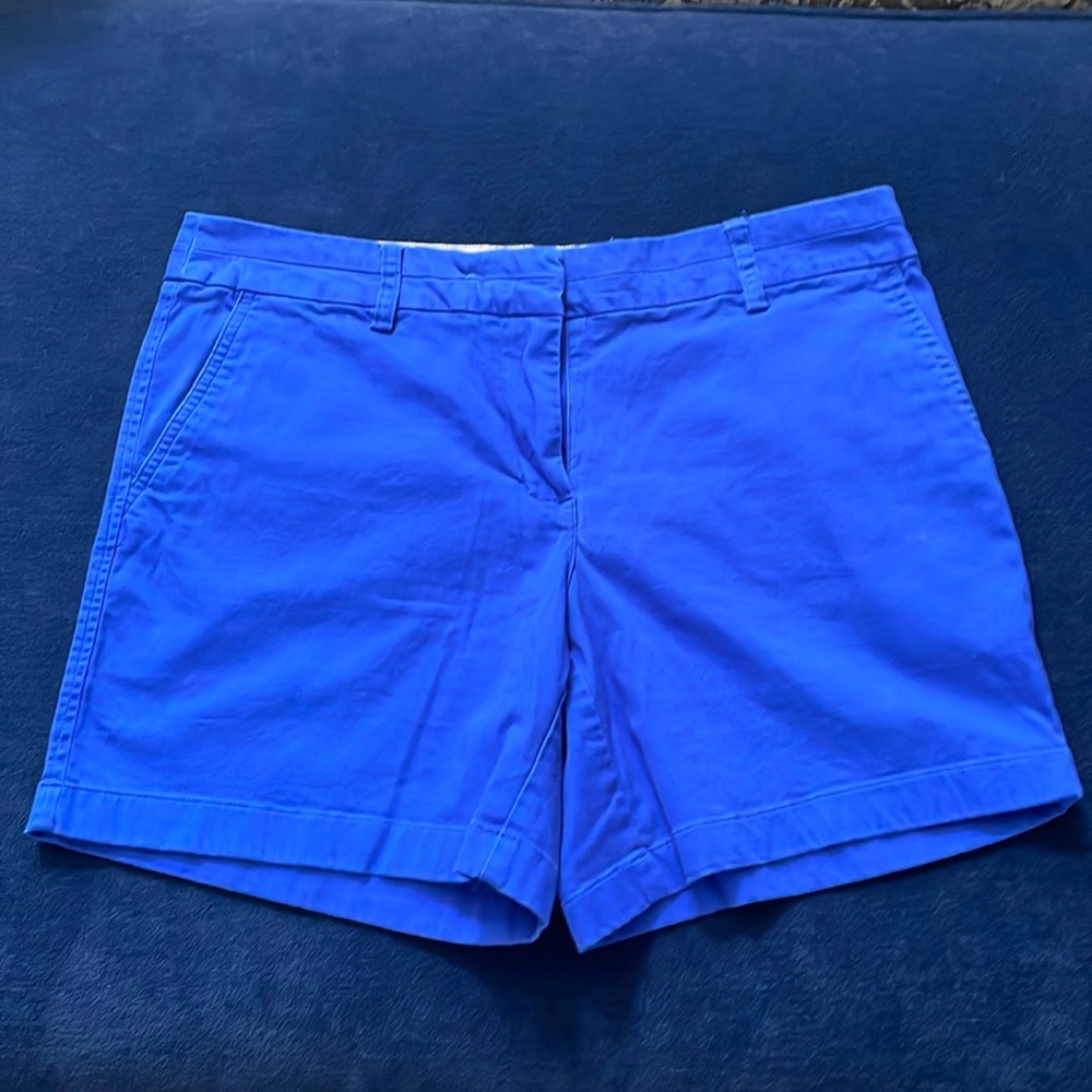 Royal blue, British khaki, very soft shorts! Size 6.